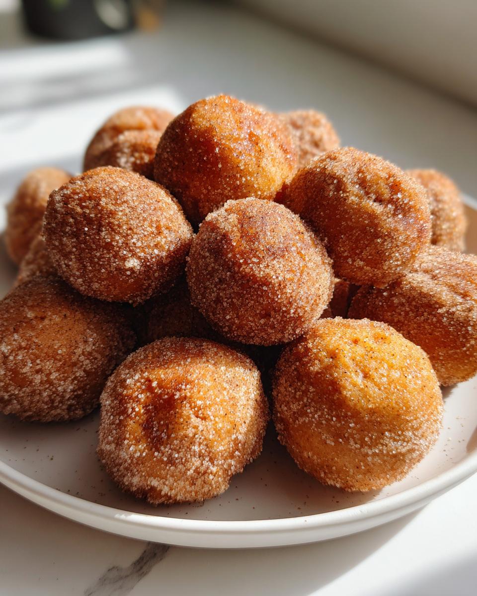 Pumpkin Donut Holes - detail 2