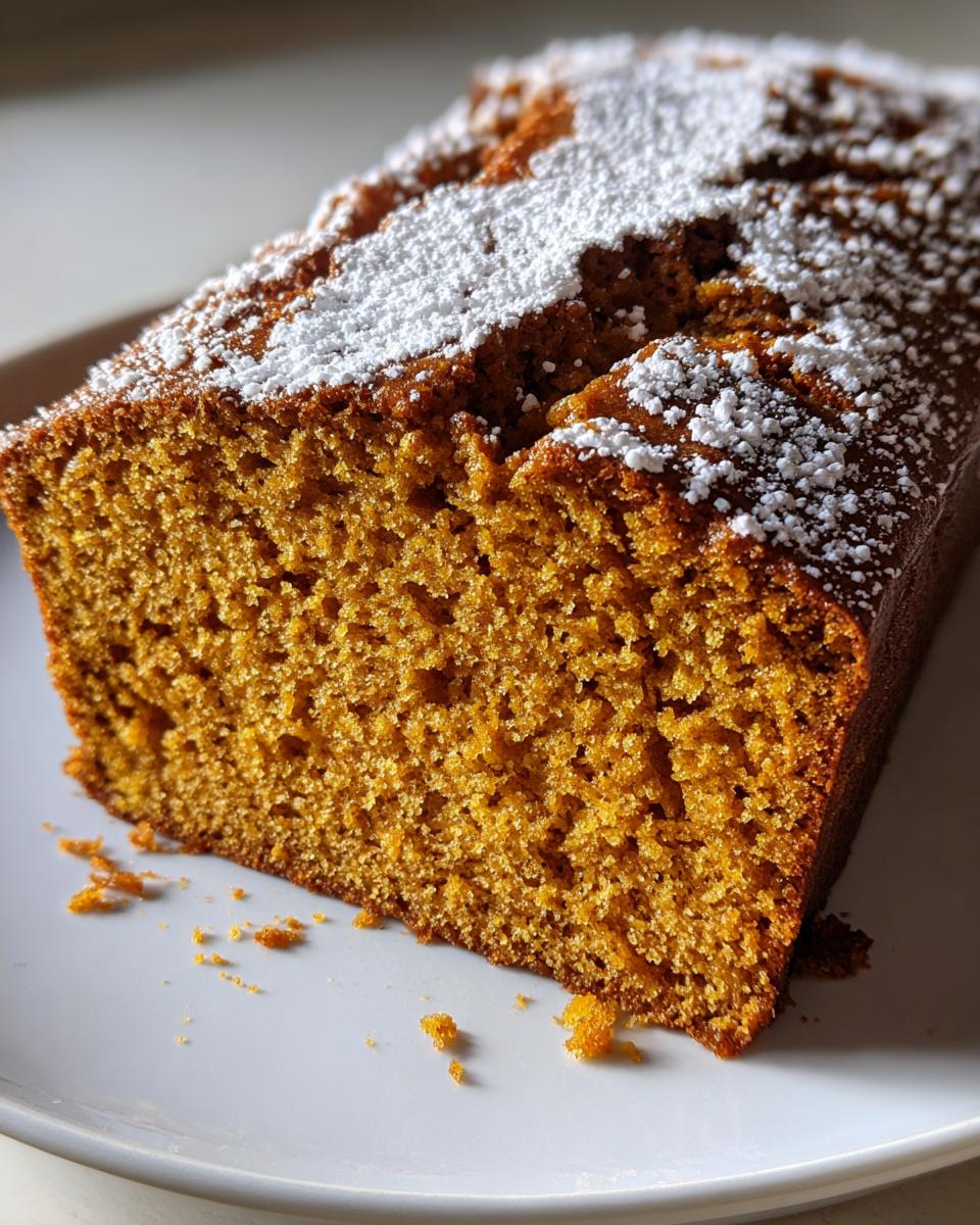 Pumpkin Gingerbread Loaf - detail 2