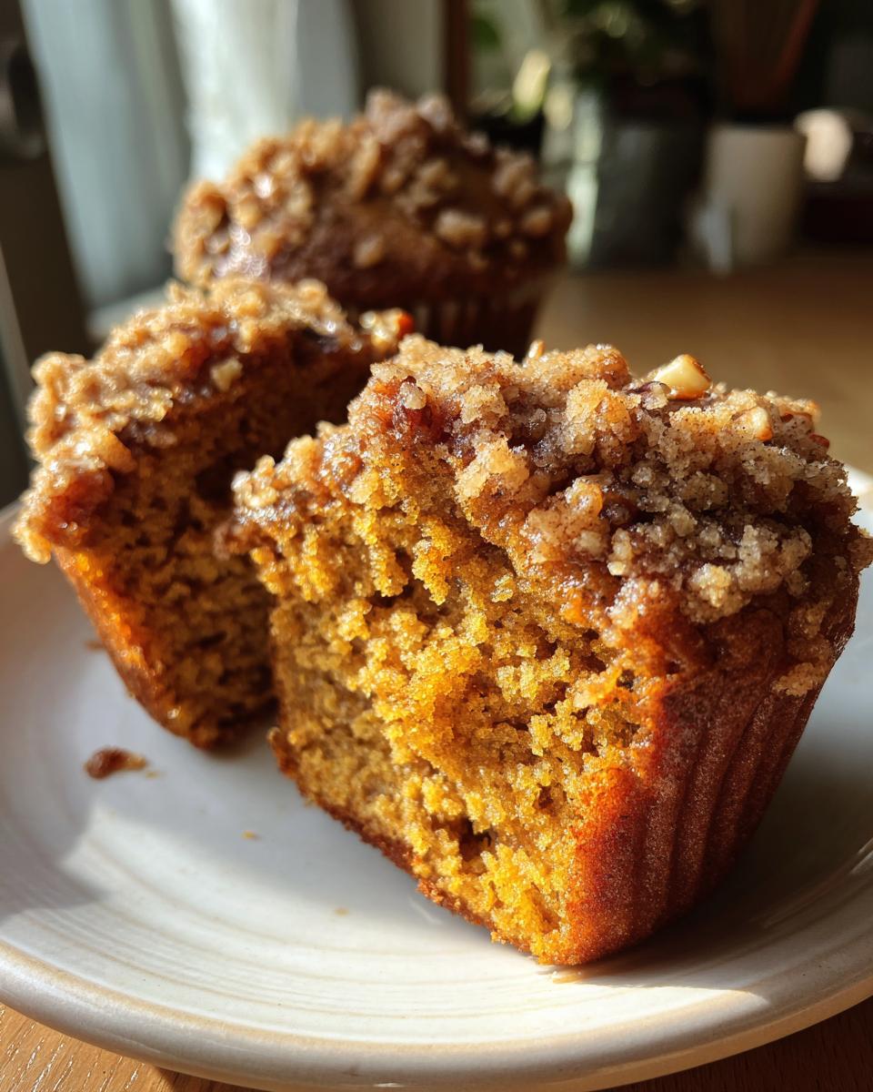 Irresistible Pumpkin Muffins with Pecan Streusel in 20 Minutes 4 Pumpkin Muffins with Pecan Streusel Topping - detail 1