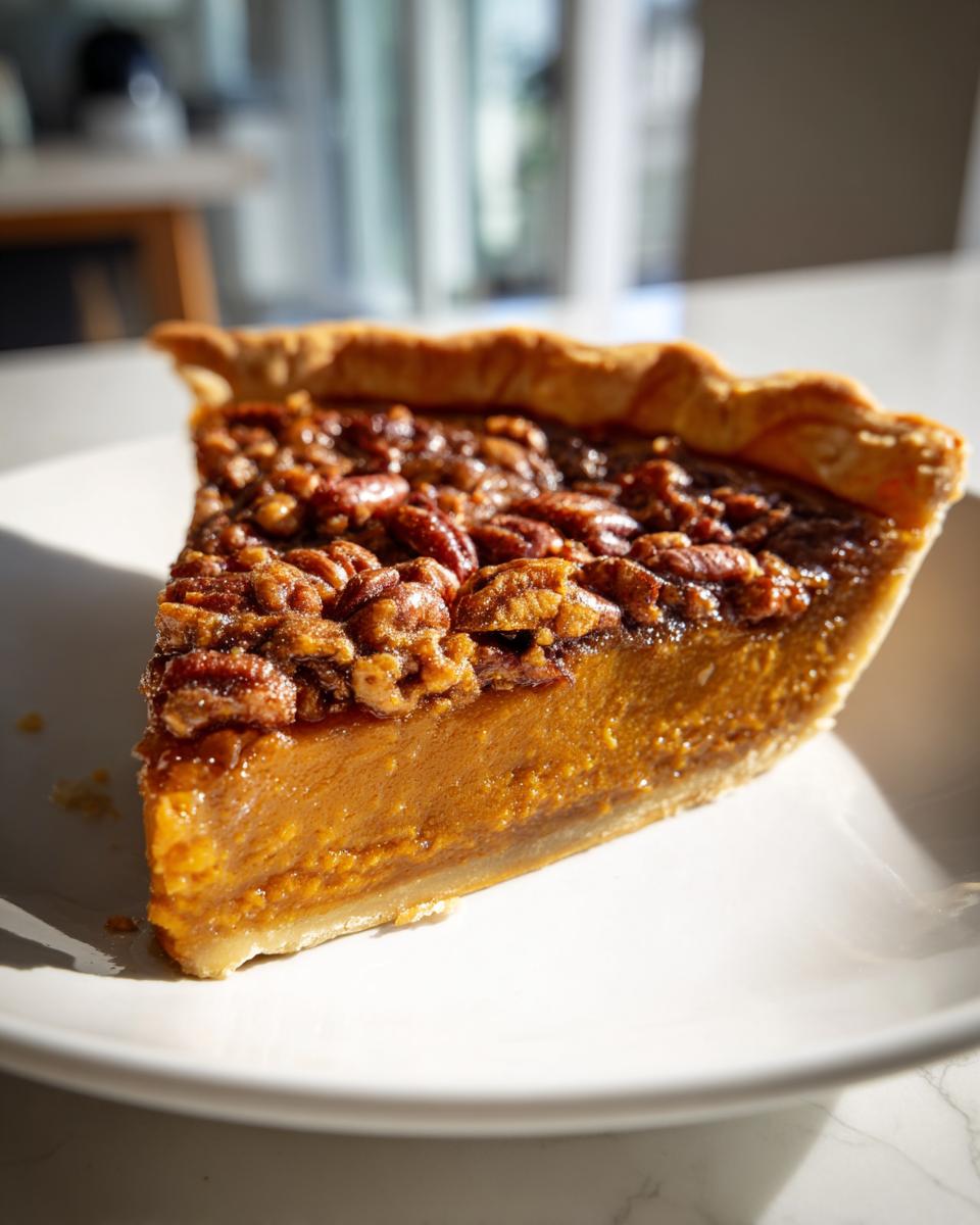 Irresistible 5-Star Pumpkin Pecan Pie Recipe 6 Pumpkin Pecan Pie - detail 1