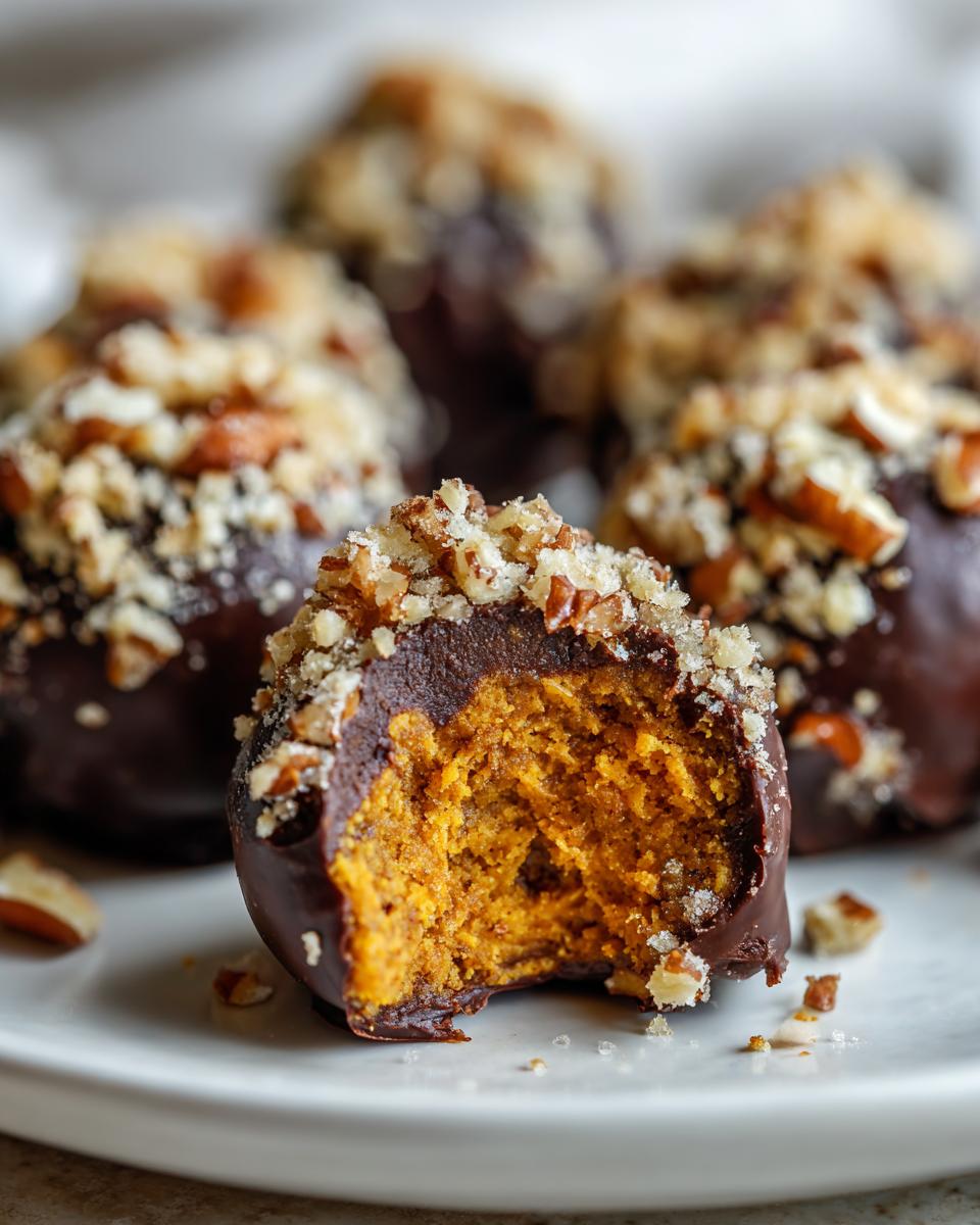 15-Minute Pumpkin Pecan Truffles: Irresistible No-Bake Bliss 7 Pumpkin Pecan Truffles - detail 3