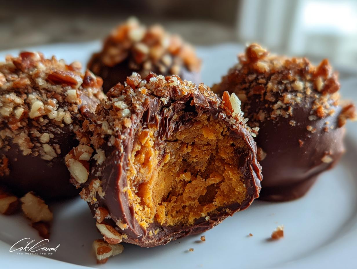 Pumpkin Pecan Truffles