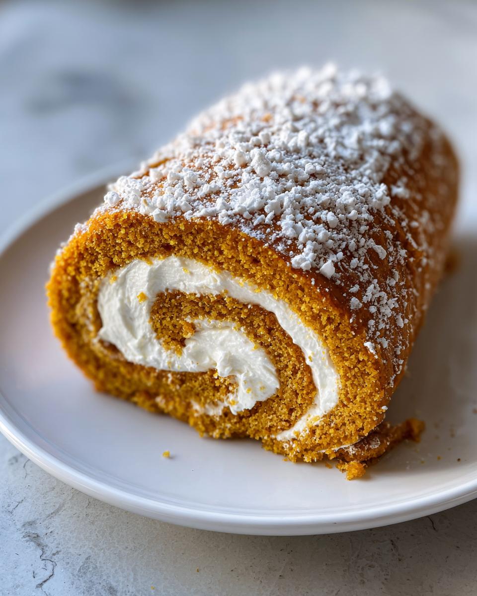 Pumpkin Roll Cake - detail 4
