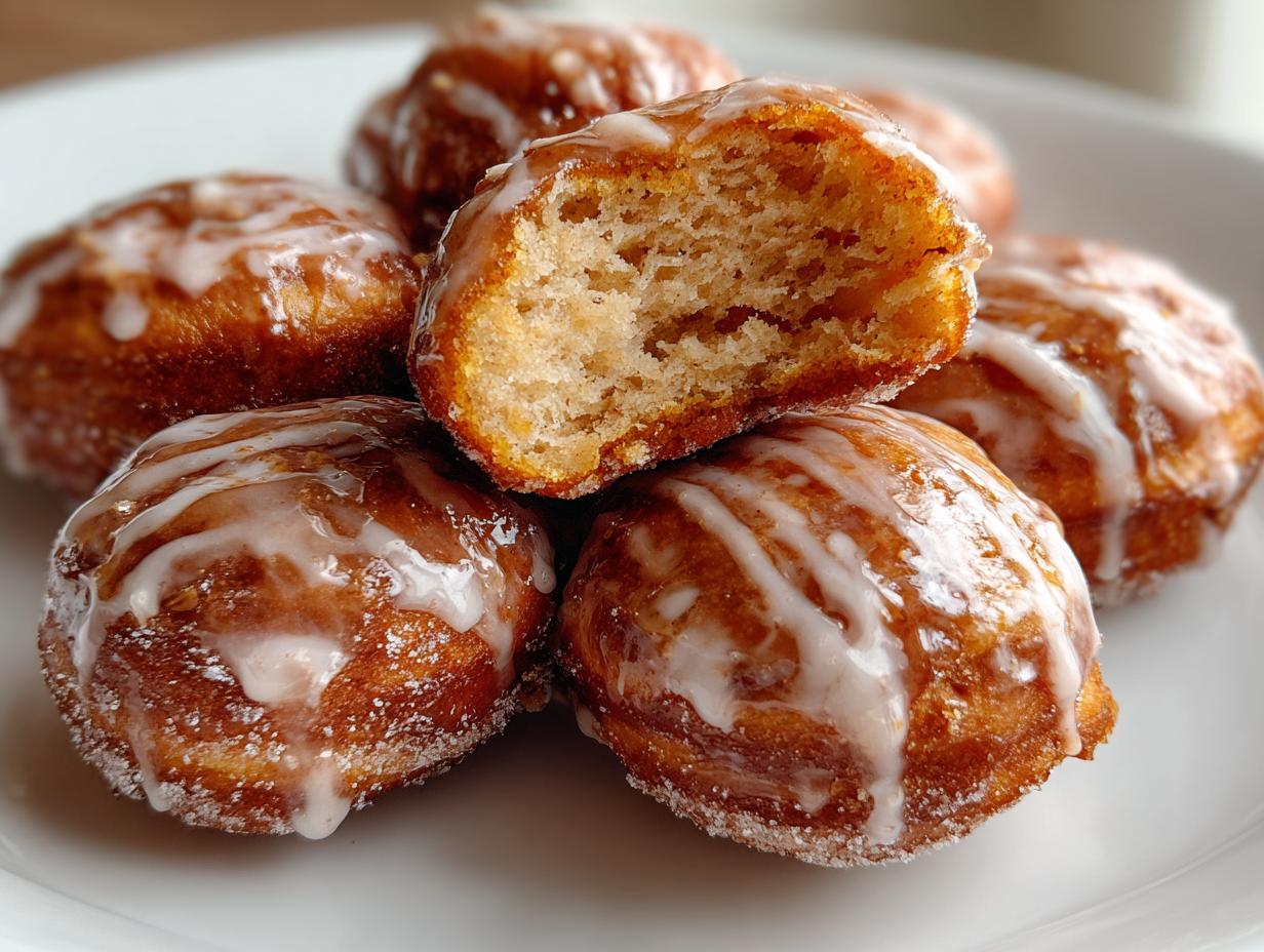 Pumpkin Spice Mini Doughnuts