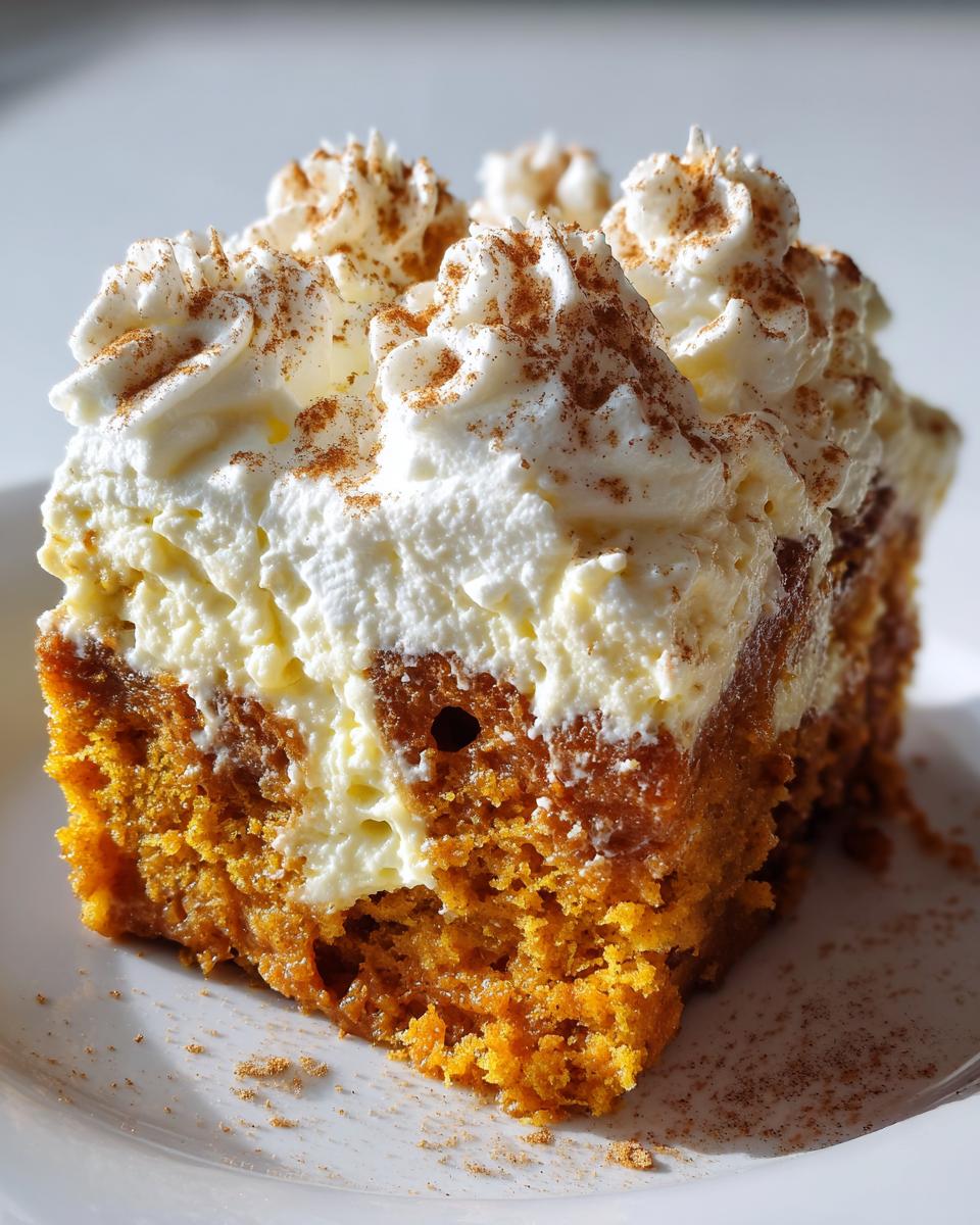 Irresistible Pumpkin Spice Poke Cake in 3 Easy Steps 5 Pumpkin Spice Poke Cake - detail 1