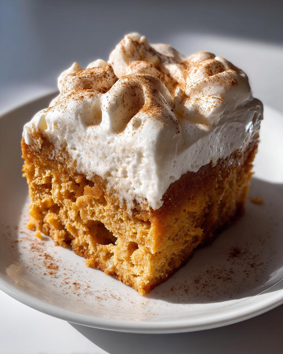 Irresistible Pumpkin Spice Poke Cake in 3 Easy Steps 6 Pumpkin Spice Poke Cake - detail 2
