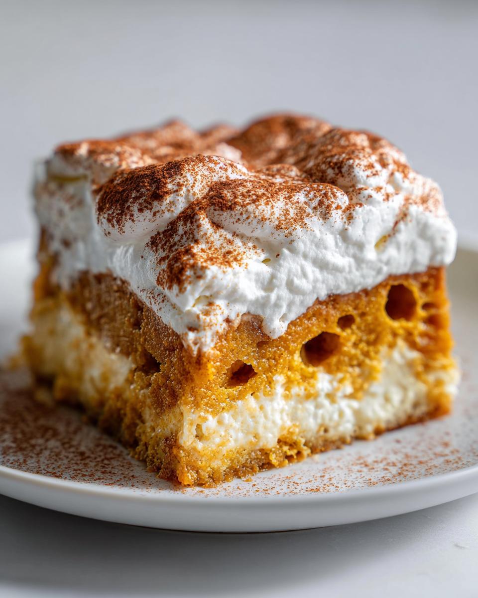 Irresistible Pumpkin Spice Poke Cake in 3 Easy Steps 7 Pumpkin Spice Poke Cake - detail 3