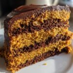 Pumpkin and Devil’s Food Layer Cake