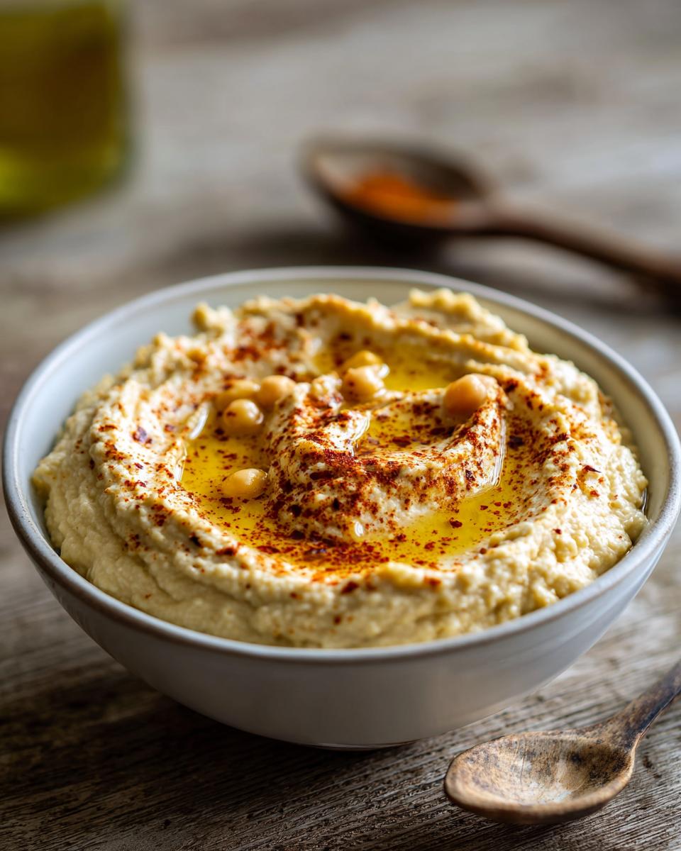 Irresistible Roasted Garlic Hummus Recipe in 5 Steps 5 Roasted Garlic Hummus - detail 1