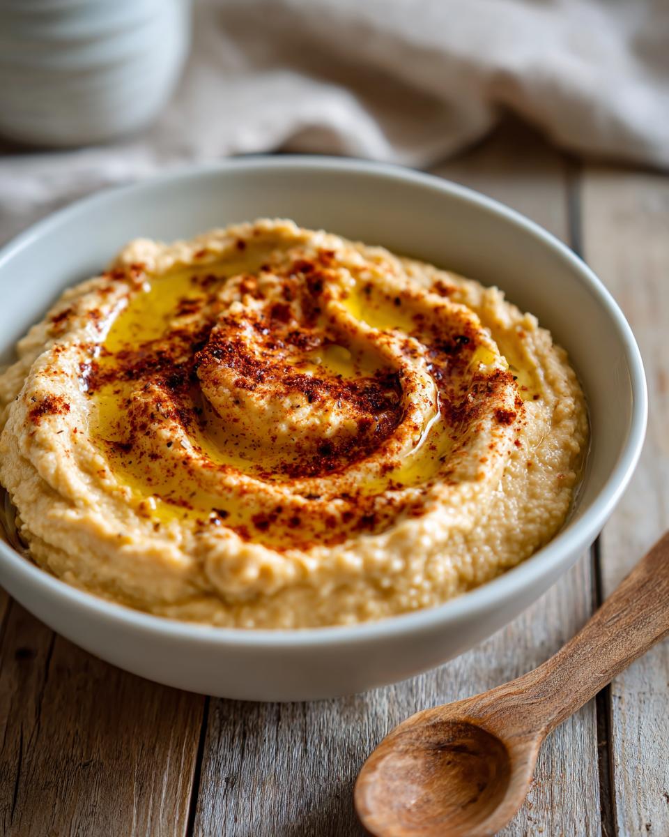 Irresistible Roasted Garlic Hummus Recipe in 5 Steps 7 Roasted Garlic Hummus - detail 3