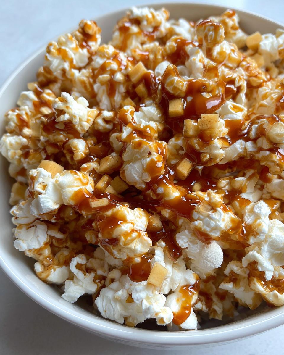 Salted Caramel Apple Popcorn - detail 2