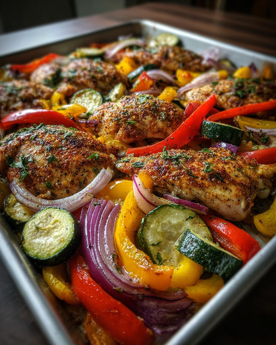 Juicy Sheet Pan Cajun Chicken Dinner in 30 Minutes 7 Sheet Pan Cajun Chicken - detail 3