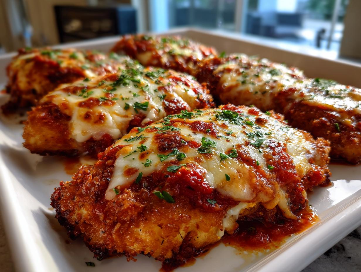 Sheet Pan Chicken Parmesan
