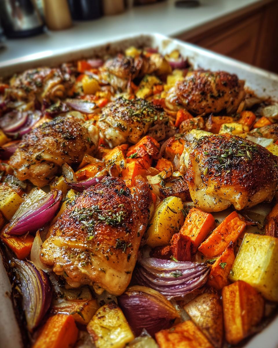 Sheet Pan Chicken with Root Vegetables - detail 3
