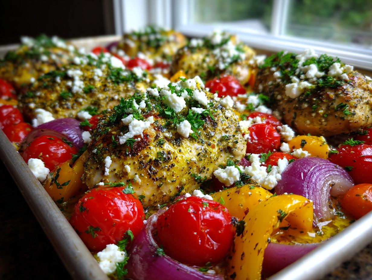 Sheet Pan Greek Chicken