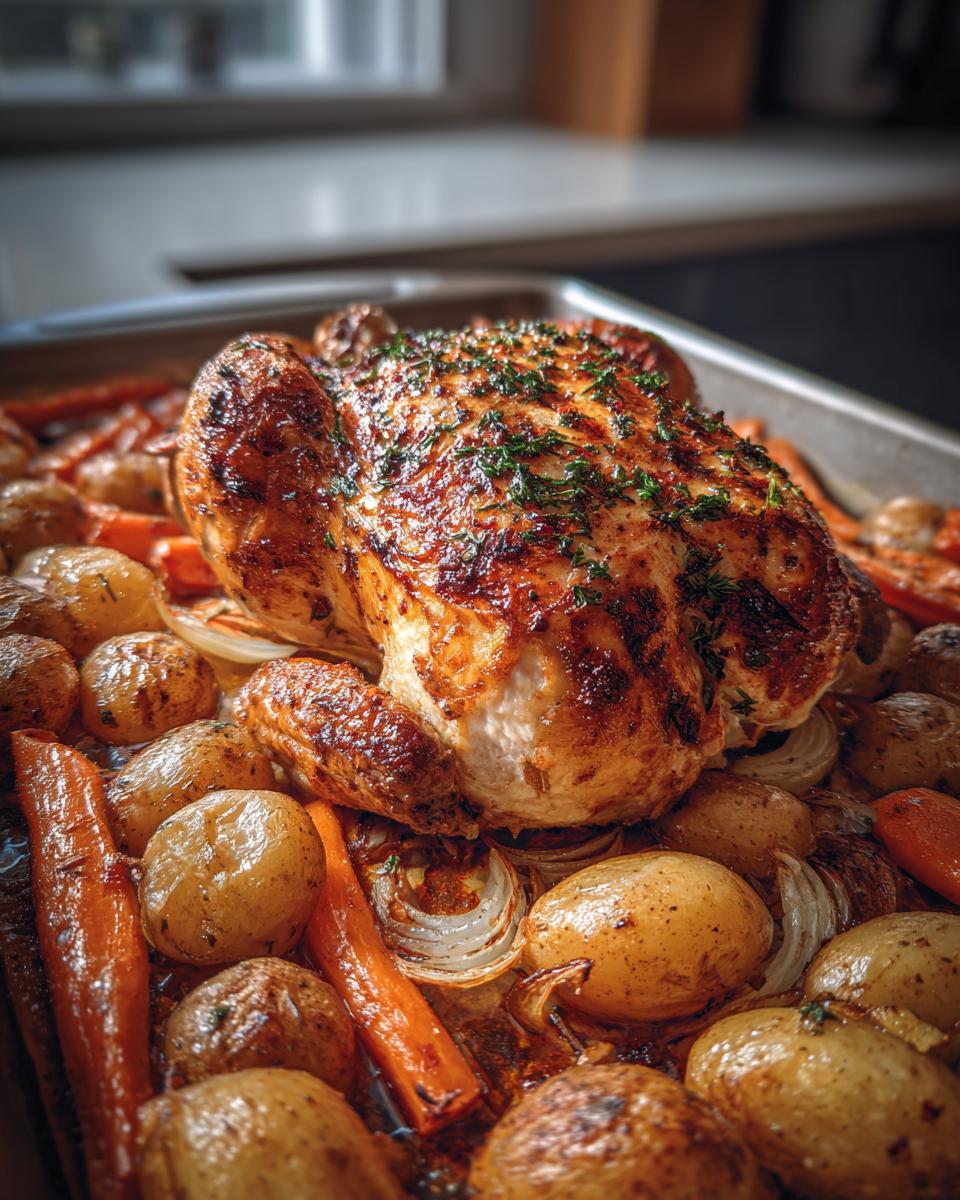 Sheet Pan Herb Roasted Chicken - detail 1