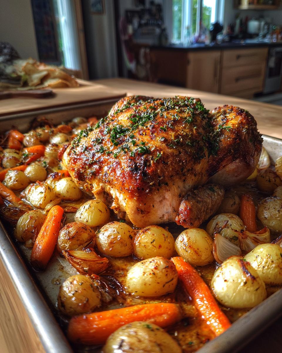 Sheet Pan Herb Roasted Chicken - detail 2