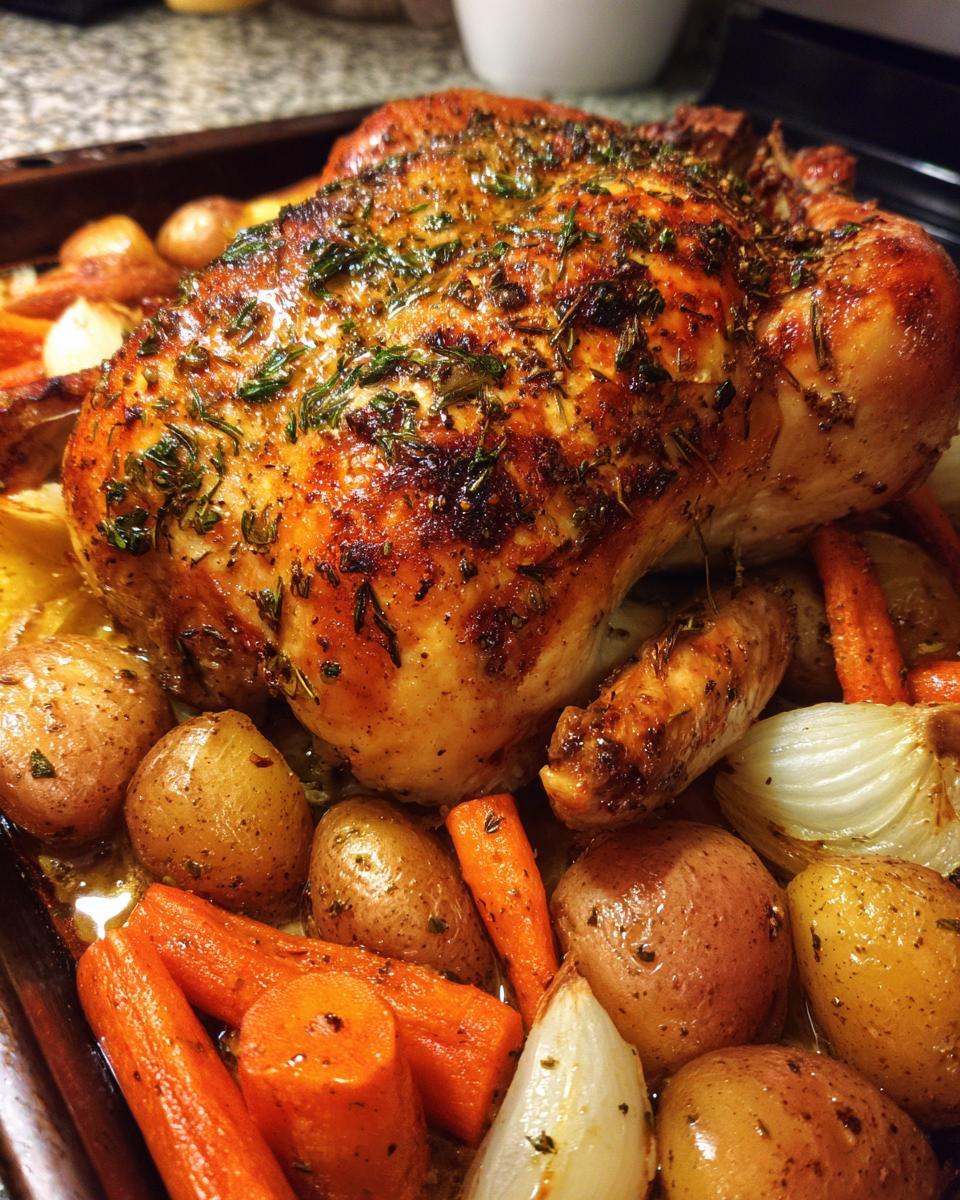 Sheet Pan Herb Roasted Chicken - detail 3
