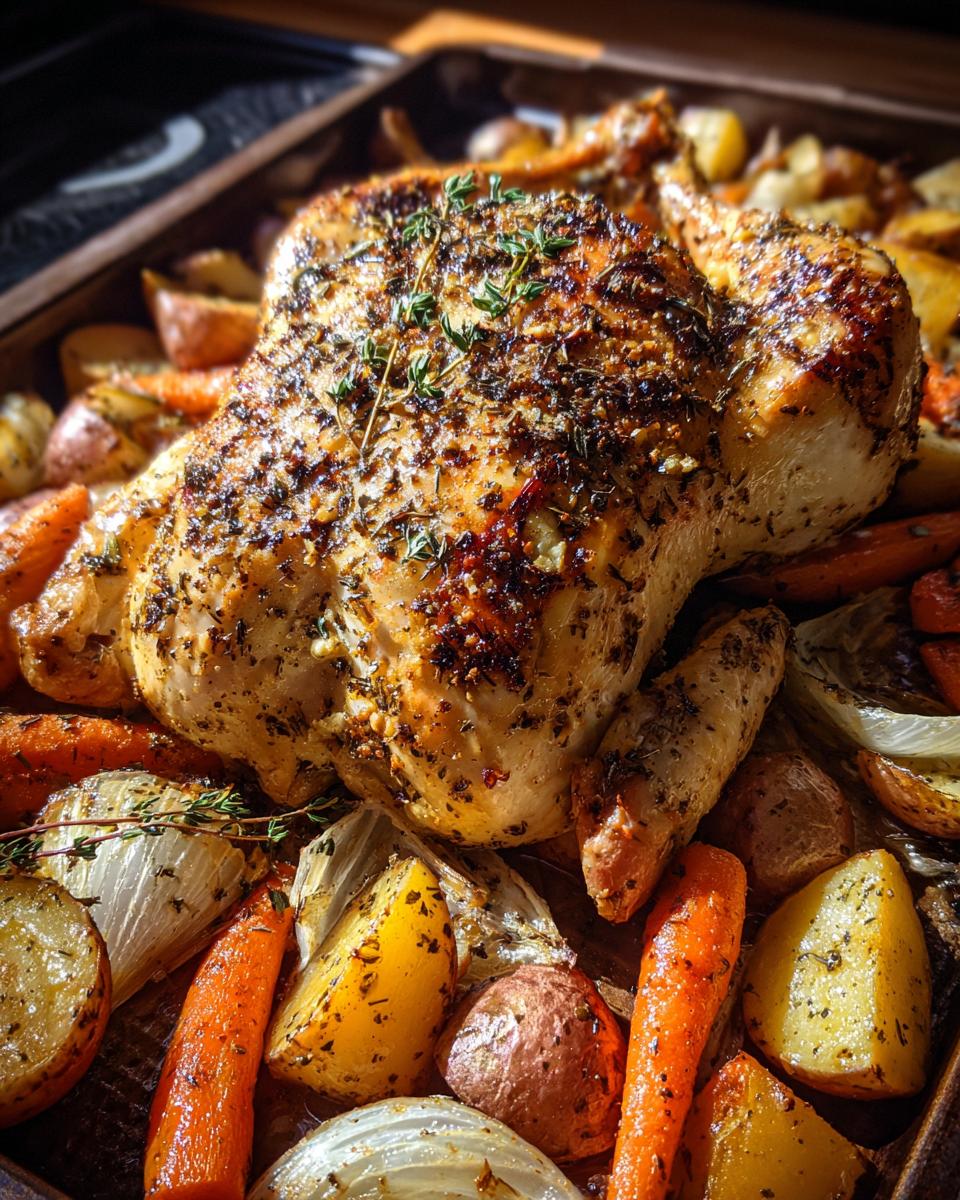 Sheet Pan Herb Roasted Chicken - detail 4