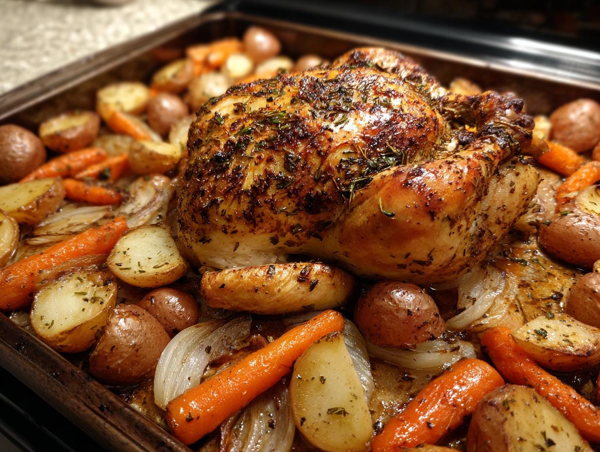 Sheet Pan Herb Roasted Chicken