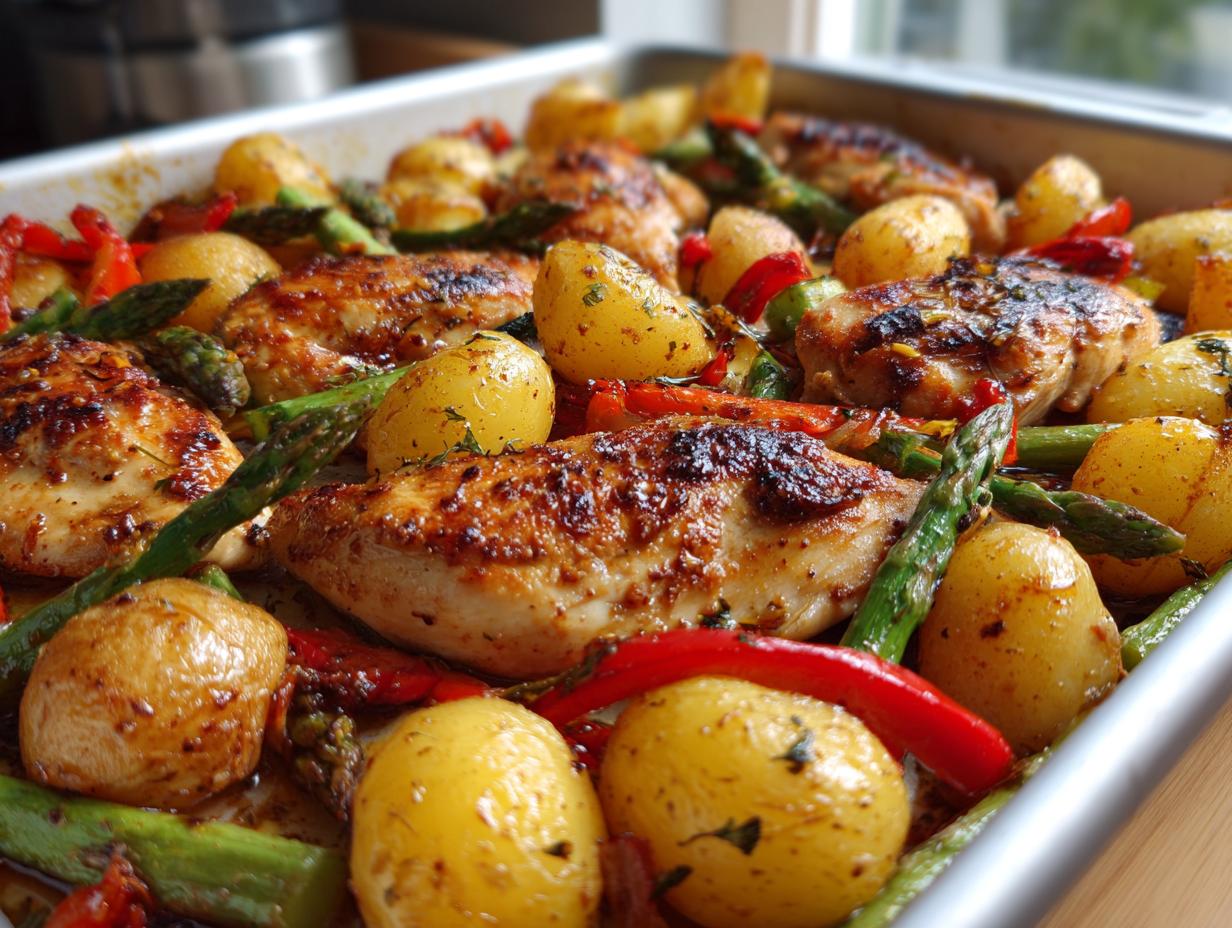 Sheet Pan Lemon Garlic Chicken