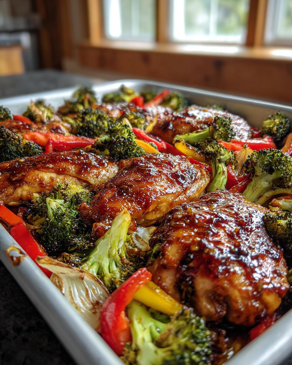 Irresistible 4-Ingredient Sheet Pan Teriyaki Chicken Recipe 6 Sheet Pan Teriyaki Chicken - detail 1