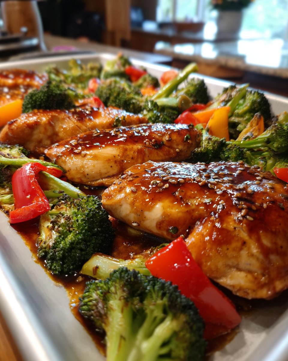 Irresistible 4-Ingredient Sheet Pan Teriyaki Chicken Recipe 8 Sheet Pan Teriyaki Chicken - detail 3