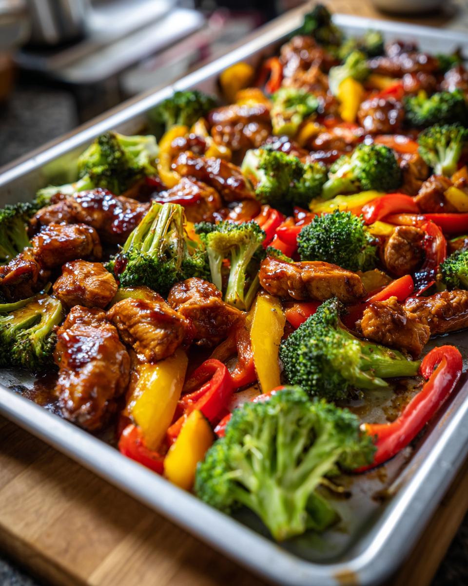 Irresistible 4-Ingredient Sheet Pan Teriyaki Chicken Recipe 9 Sheet Pan Teriyaki Chicken - detail 4