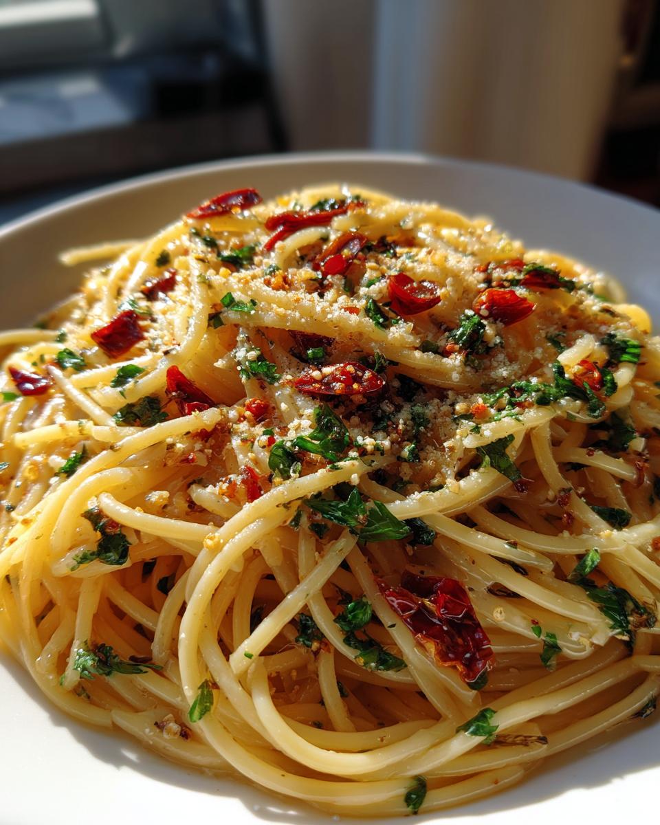 Spaghetti Aglio e Olio - detail 1