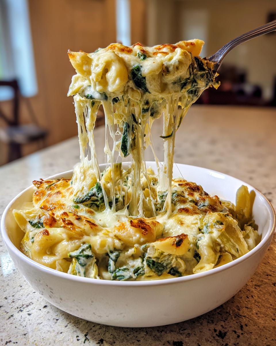 30-Minute Spinach Artichoke Mac and Cheese: Ultimate Comfort Bliss 8 Spinach Artichoke Mac and Cheese - detail 3