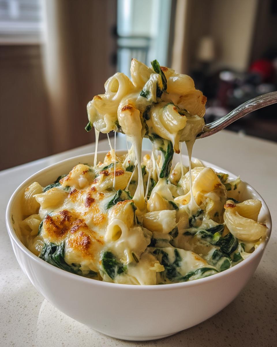 30-Minute Spinach Artichoke Mac and Cheese: Ultimate Comfort Bliss 9 Spinach Artichoke Mac and Cheese - detail 4