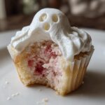 22 Irresistible Strawberry Ghost Cupcakes Perfect for Halloween 6 Strawberry Ghost Cupcakes
