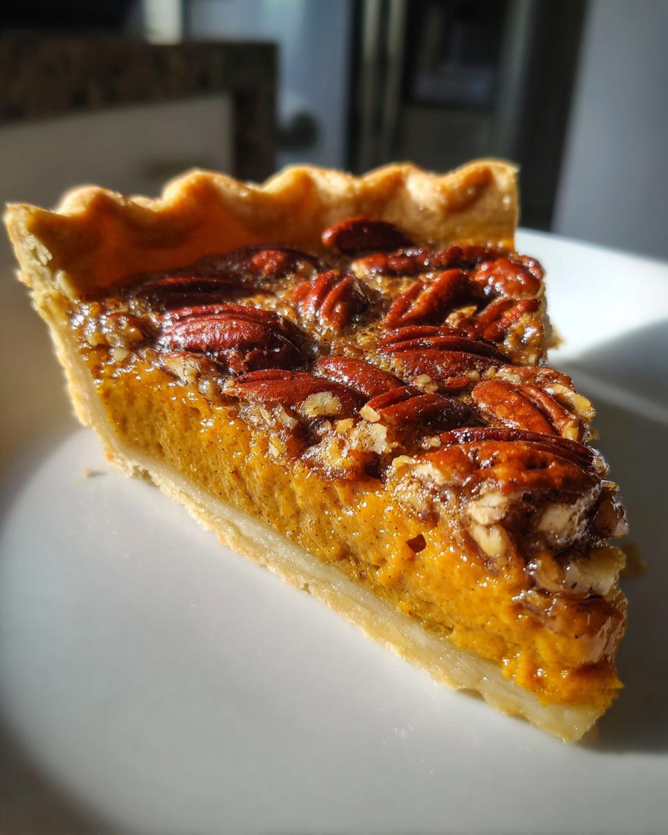 Sweet Potato Pecan Pie - detail 1