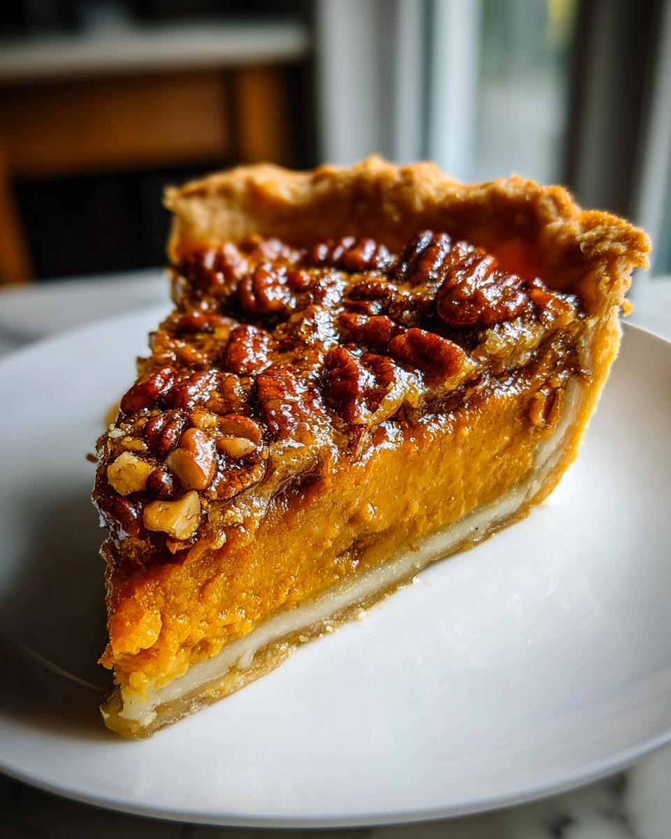 Sweet Potato Pecan Pie - detail 2
