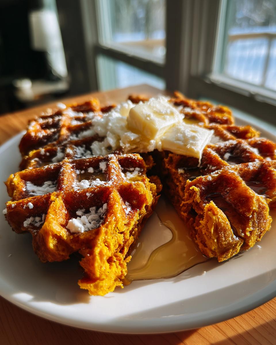 Sweet Potato Waffles - detail 1