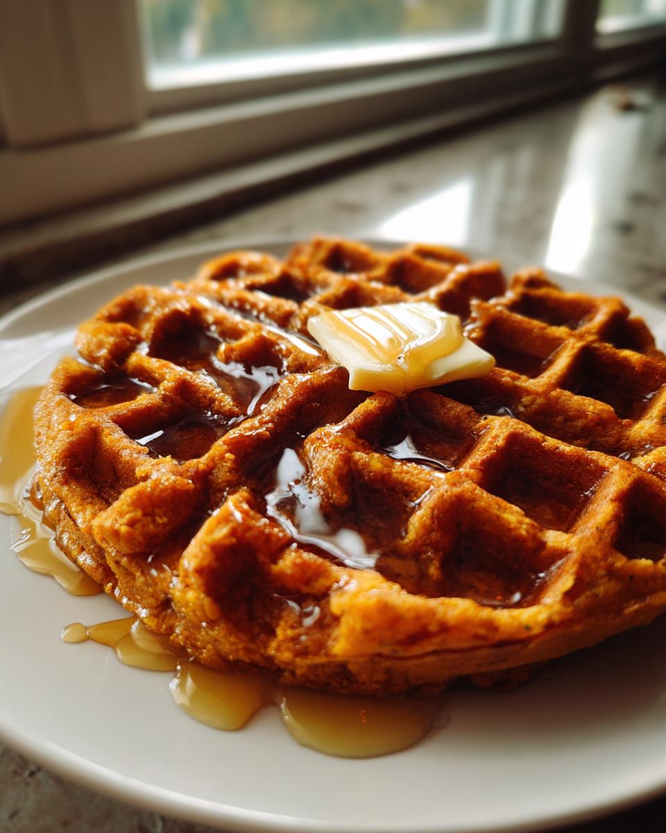 Sweet Potato Waffles - detail 2