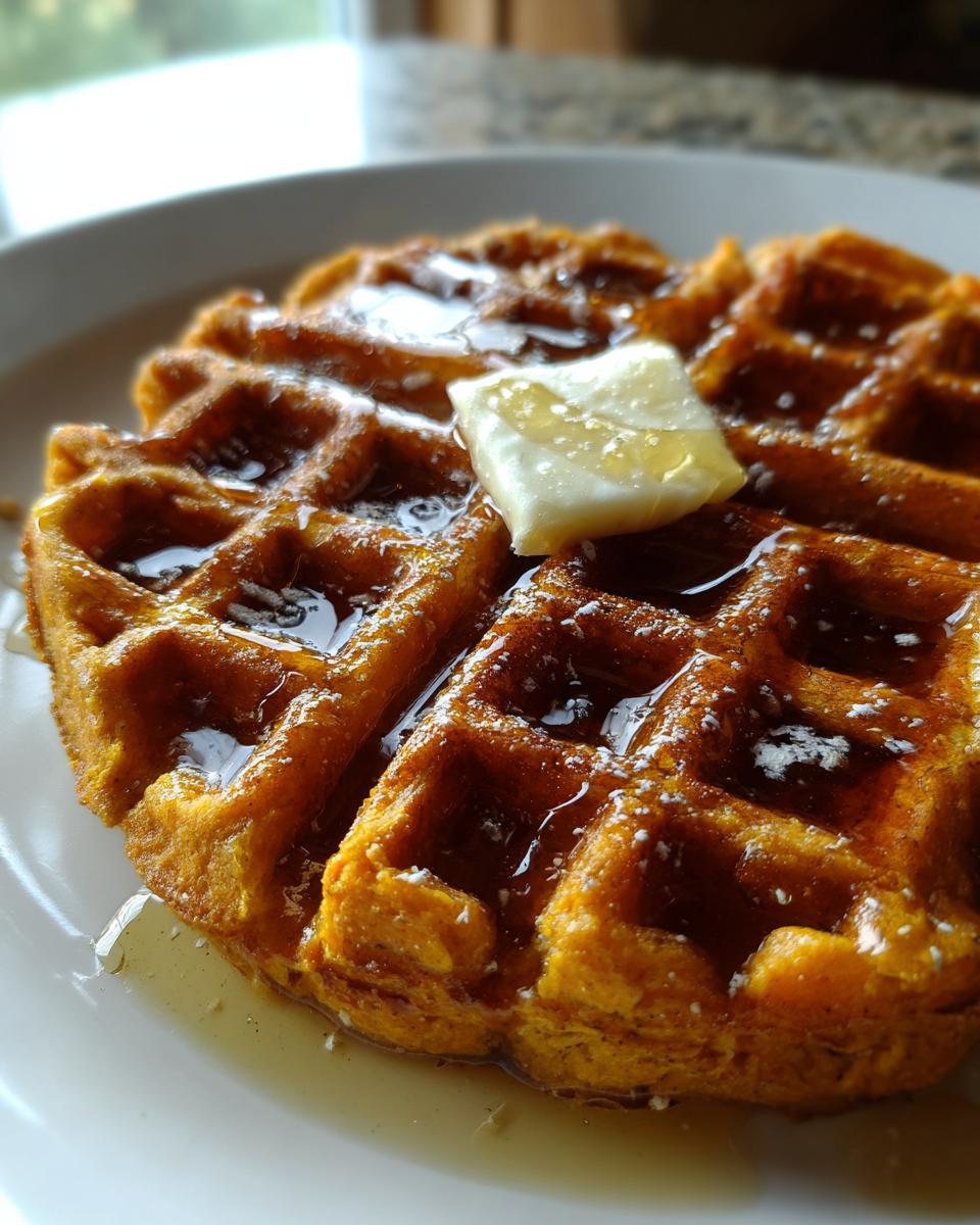 Sweet Potato Waffles - detail 3