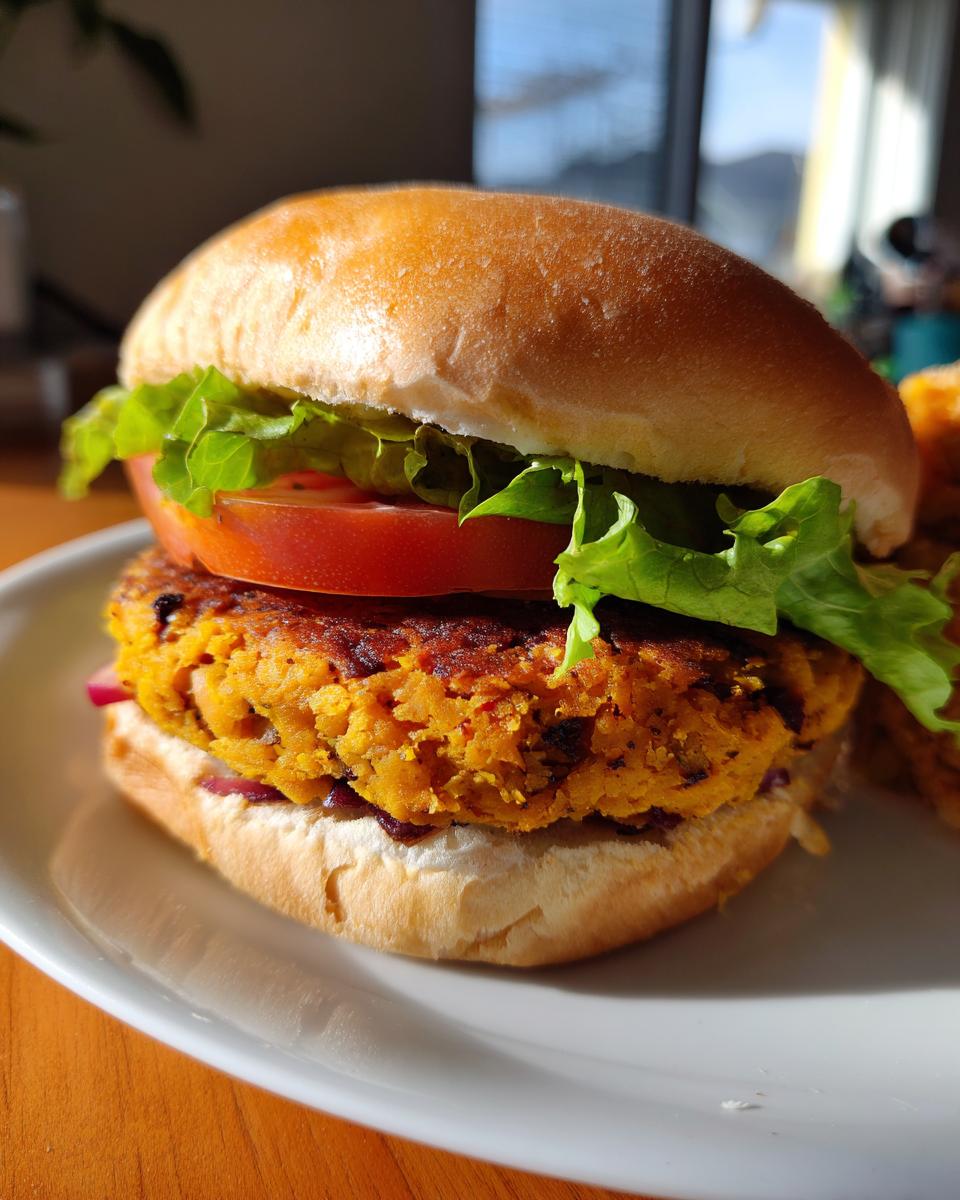 Mind-Blowing Sweet Potato and Black Bean Burgers in 3 Steps 7 Sweet Potato and Black Bean Burgers - detail 2