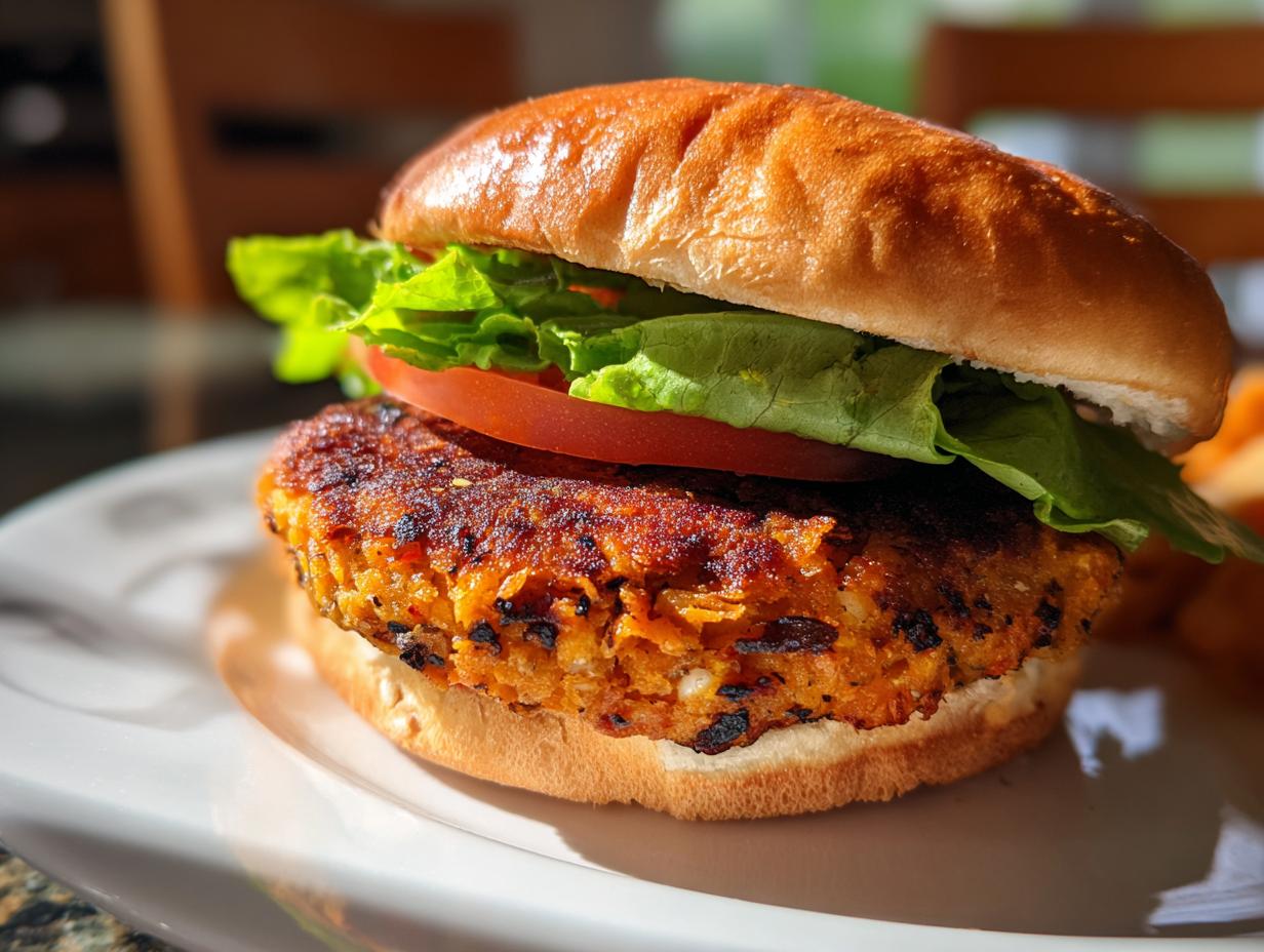 Sweet Potato and Black Bean Burgers