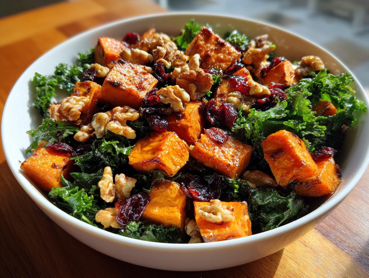 Sweet Potato and Kale Salad