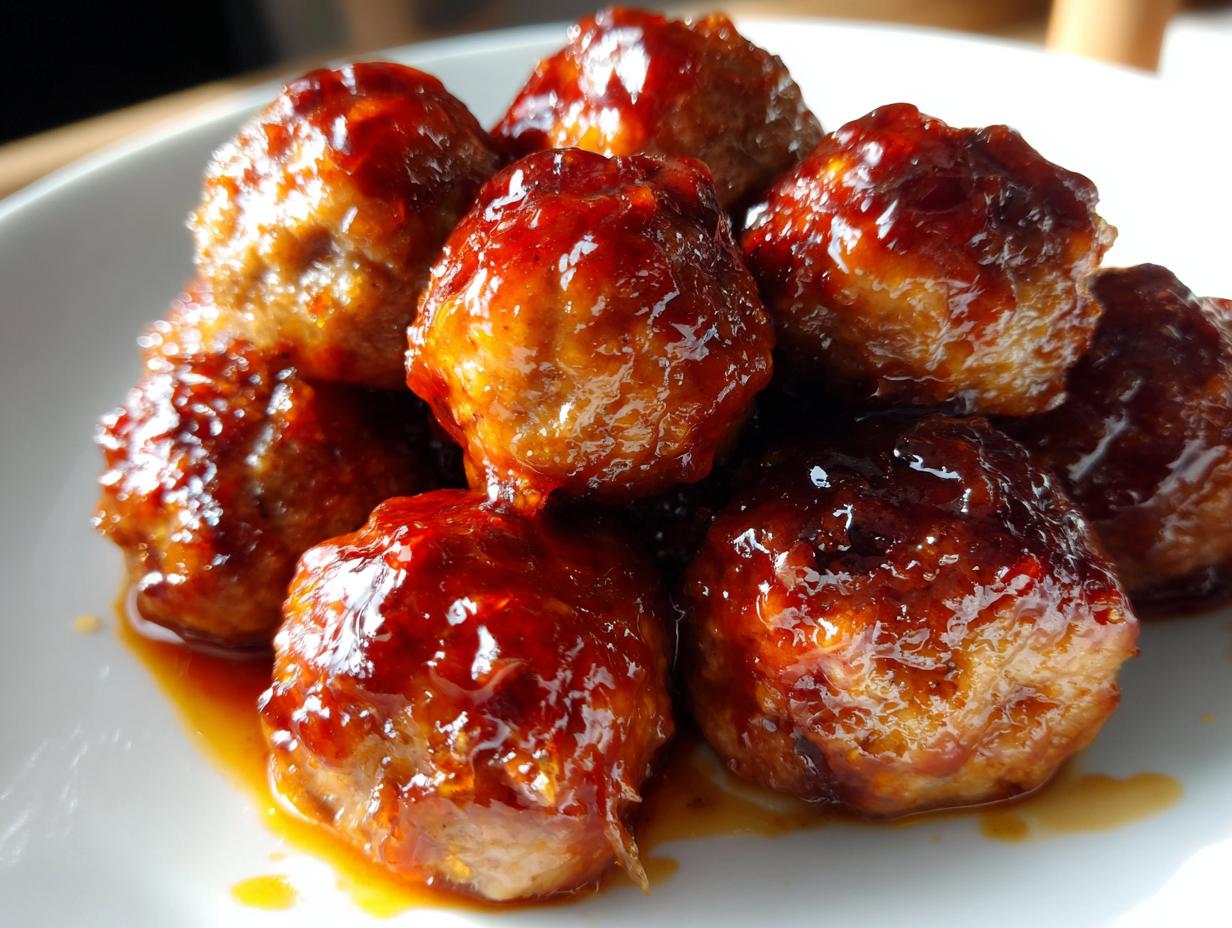 Sweet and Sour Mummy Meatballs