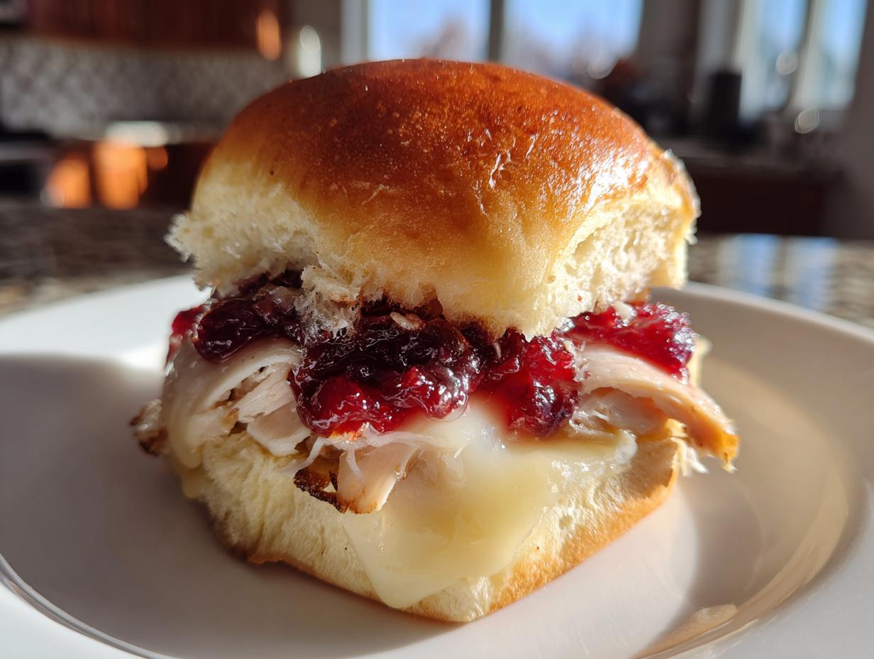 Turkey Cranberry Sliders