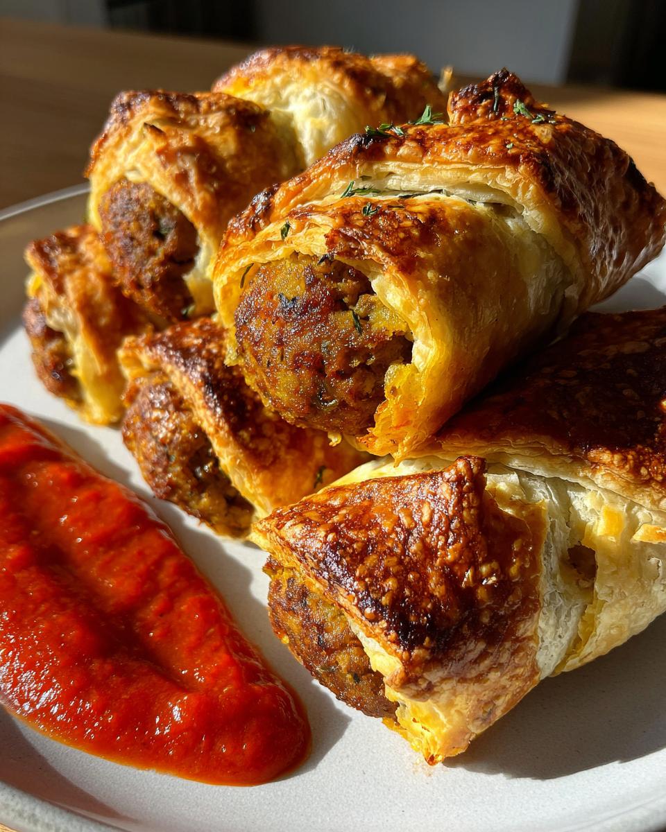 Vegan Lentil Mummy Meatballs - detail 4