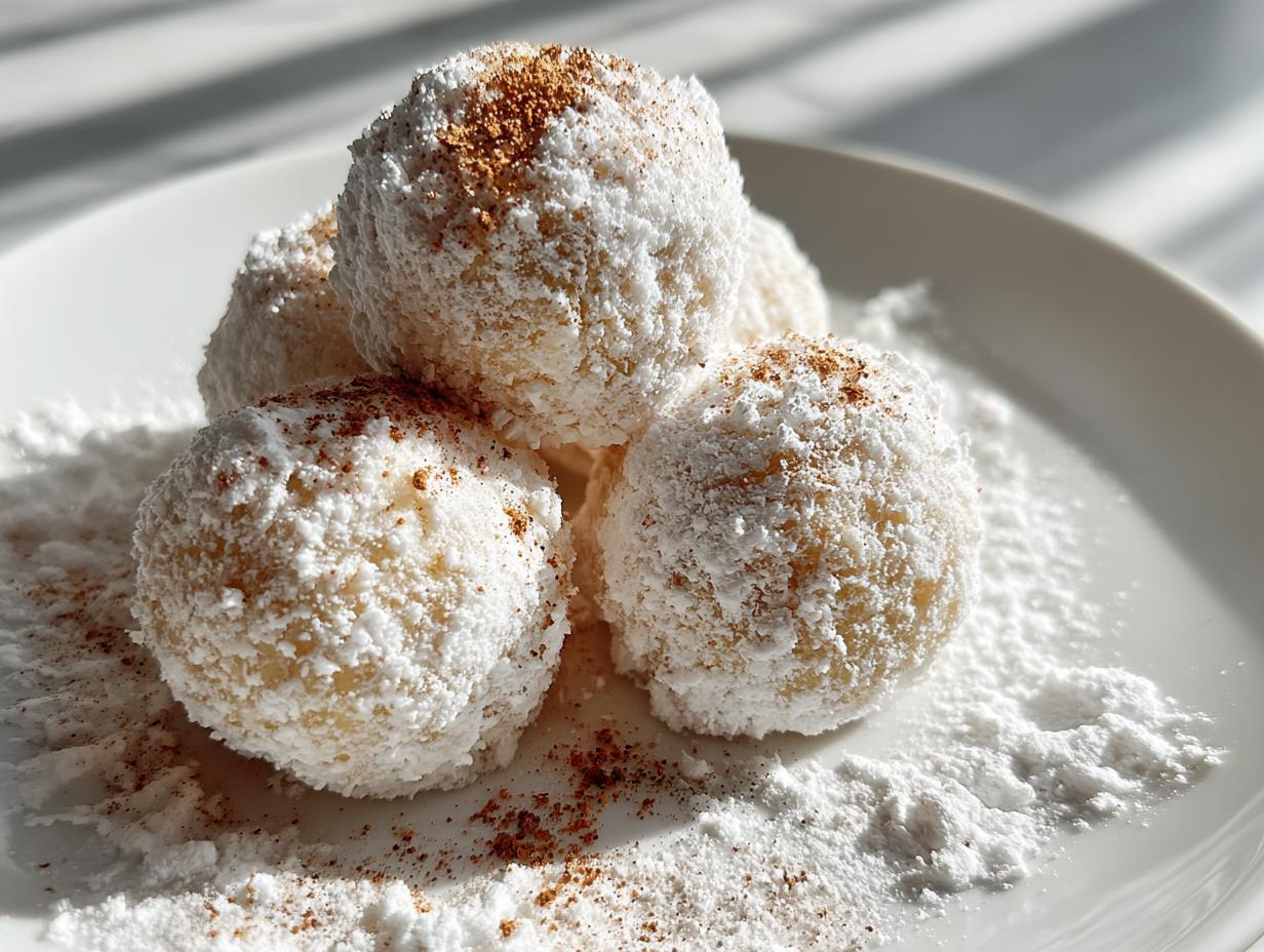 White Chocolate Pumpkin Truffles