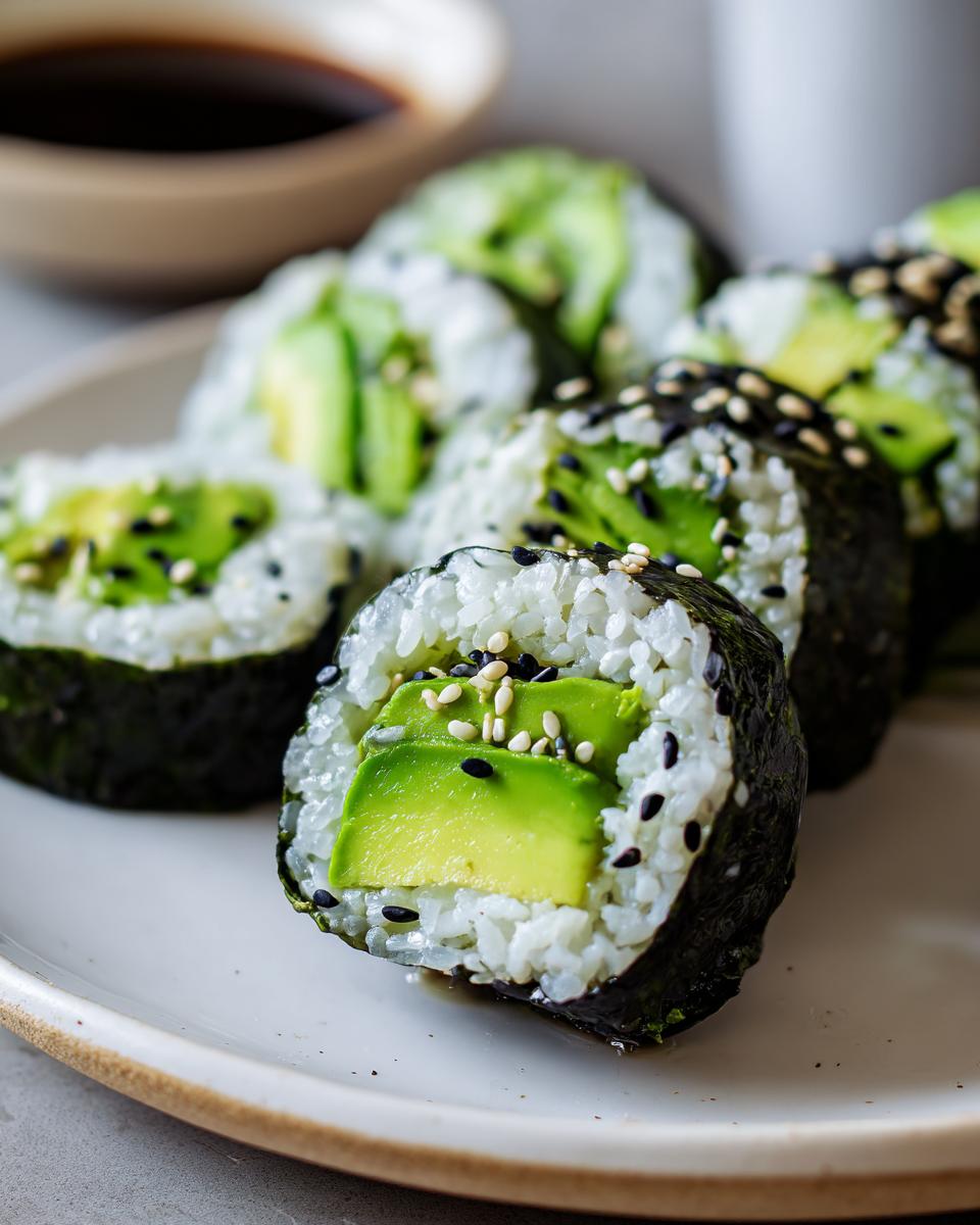 Creamy Avocado Sushi Rolls in Just 30 Minutes 6 Avocado Sushi Rolls - detail 1