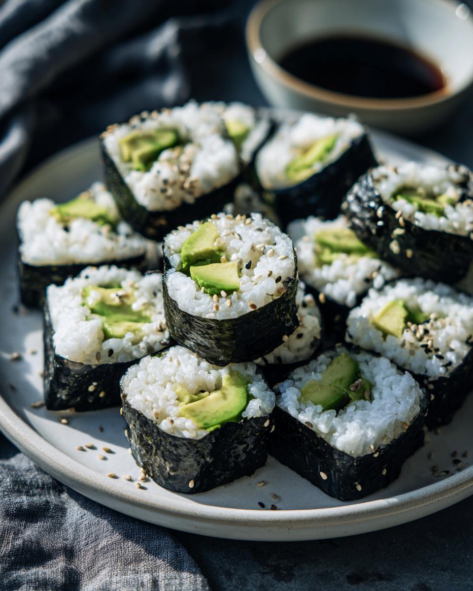 Creamy Avocado Sushi Rolls in Just 30 Minutes 7 Avocado Sushi Rolls - detail 2