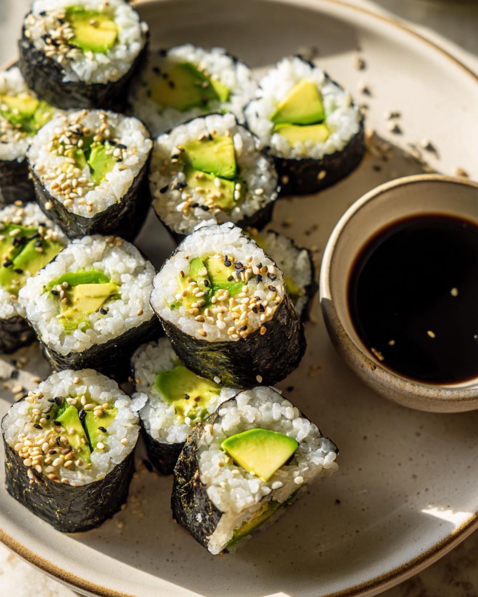 Creamy Avocado Sushi Rolls in Just 30 Minutes 8 Avocado Sushi Rolls - detail 3