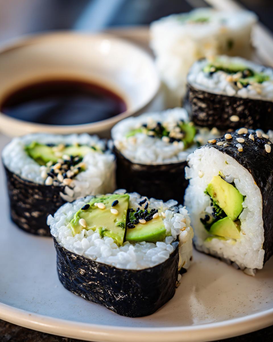 Creamy Avocado Sushi Rolls in Just 30 Minutes 9 Avocado Sushi Rolls - detail 4