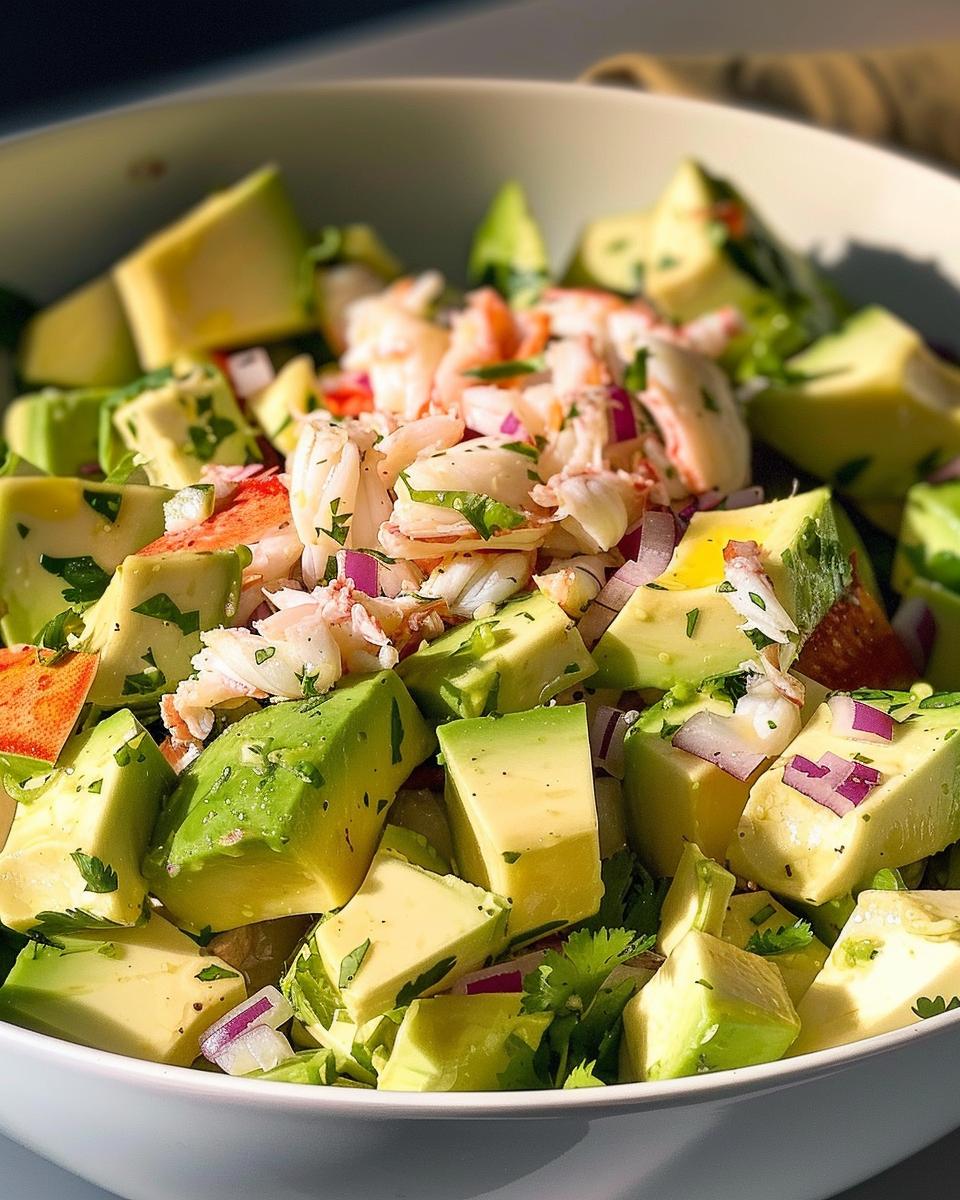 Avocado and Crab Salad - detail 1