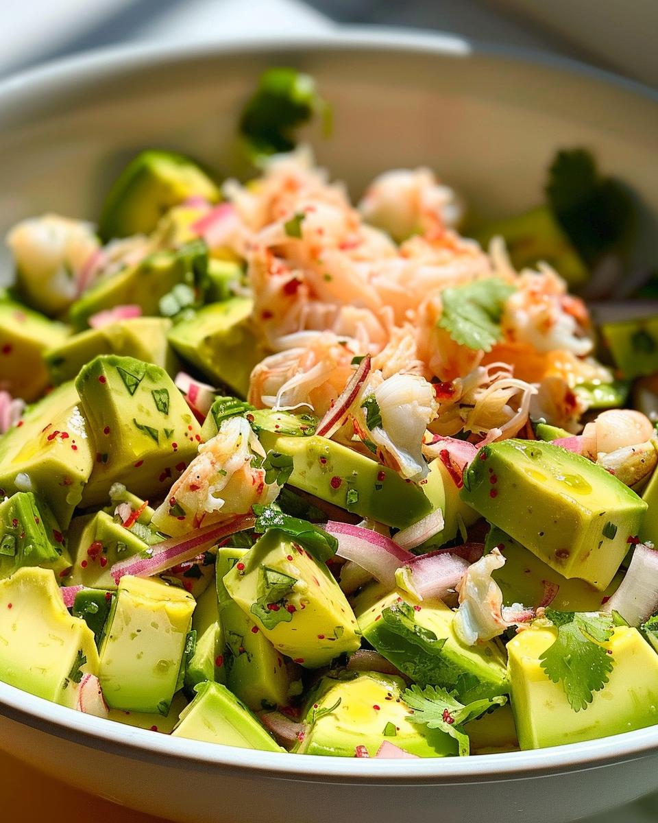 Avocado and Crab Salad - detail 2